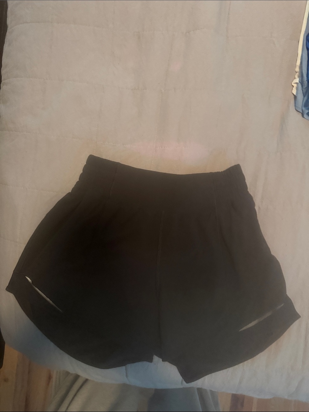lululemon athletica Black Women's Athletic Shorts with Side Slits